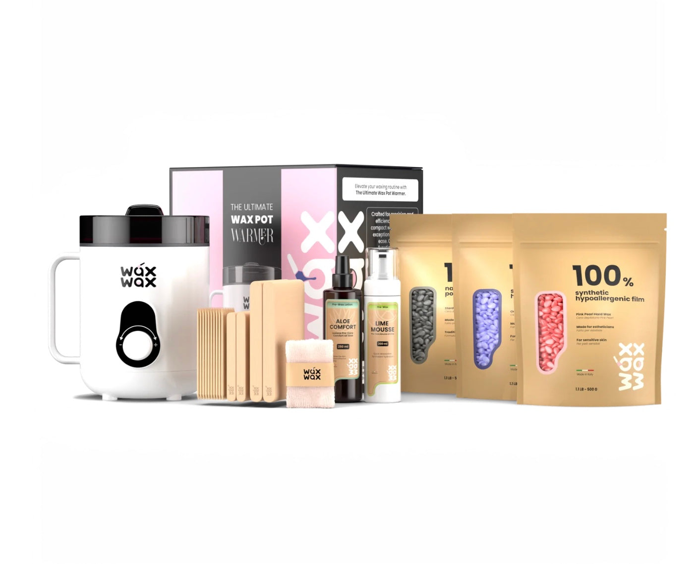 Home Waxing Kit – Mini Wax Kit for Easy Portable Waxing