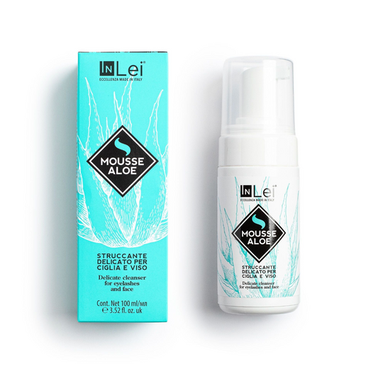 InLei® Delicate Mousse Cleanser for Eyebrows, eyelashes, and face (Aloe)