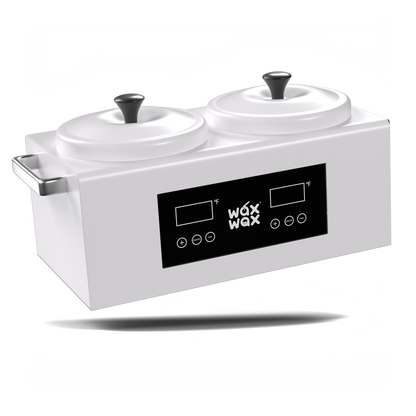 Double Wax Machine for Hair Removal | Double Wax Pot 1 lb Each + 1.1lb Free Wax